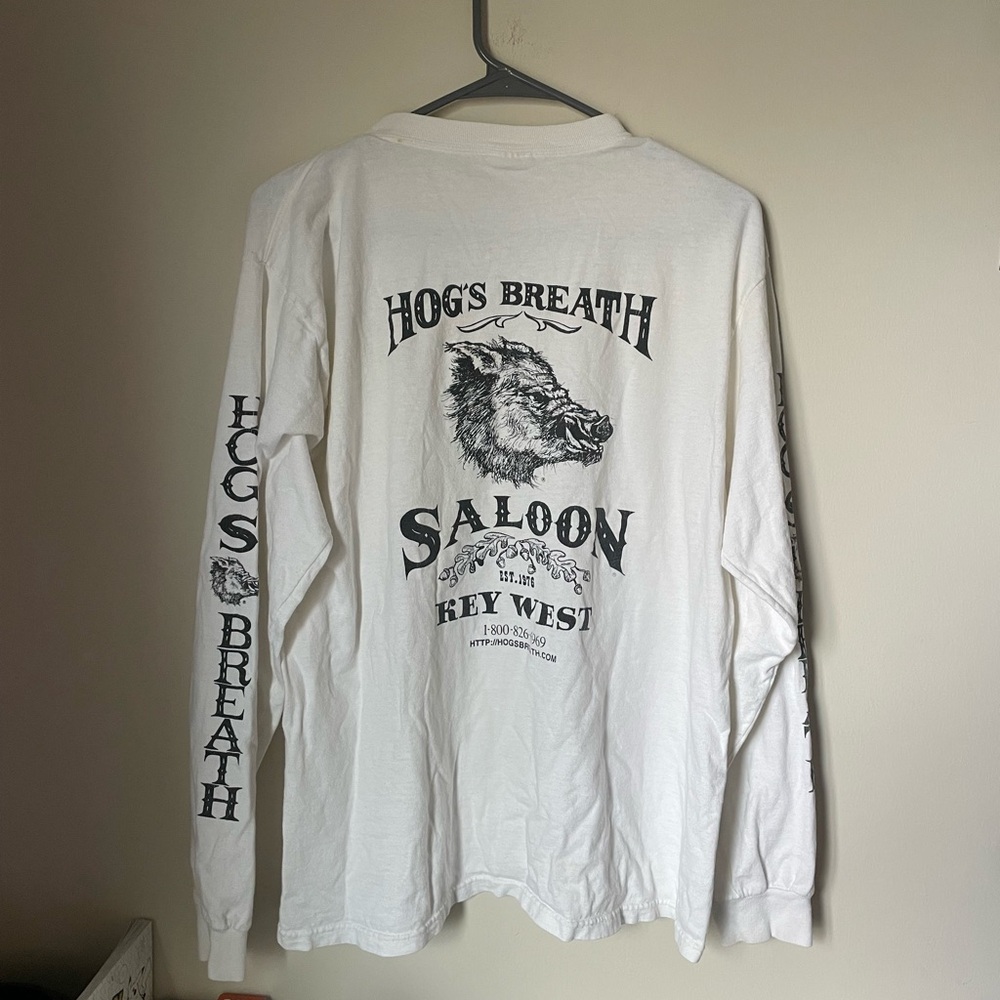 Vintage Hogs breath saloon long sleeve biker tee